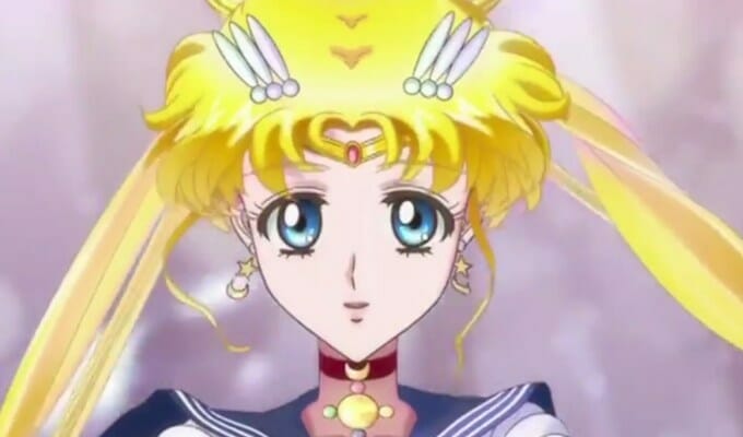 Sailor Moon Crystal shots compared to the manga, the similarities