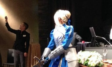 Newlyweds Host Cosplay Wedding Reception As Saber, Kamen Rider