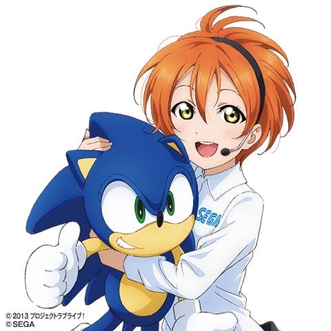 Love Live Rin x Sega Announcement Art  20141202