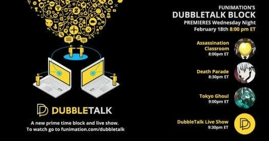 Dubbletalk will be a 30-minute streaming talk show by FUNimation and ScrewAttack.