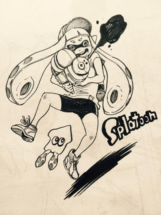 Inio Asano Splatoon Art 001 - 20150611