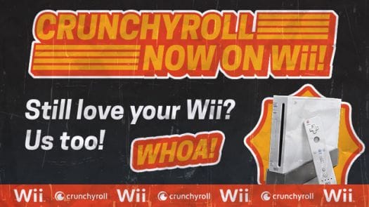 Crunchyroll Wii Banner