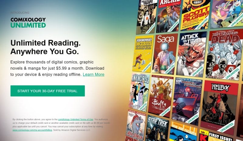 Comixology Unlimited Promo 001 - 20160524