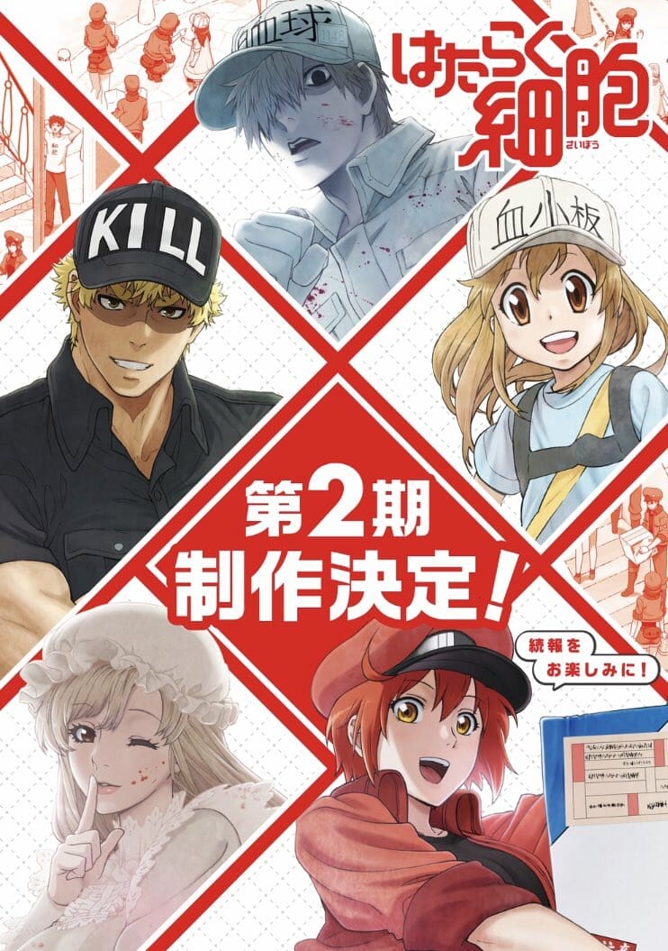Cells At Work! Anime Gets a New Trailer & Visual - Anime Feminist