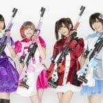 Rifle Is Beautiful Anime Cast Photo