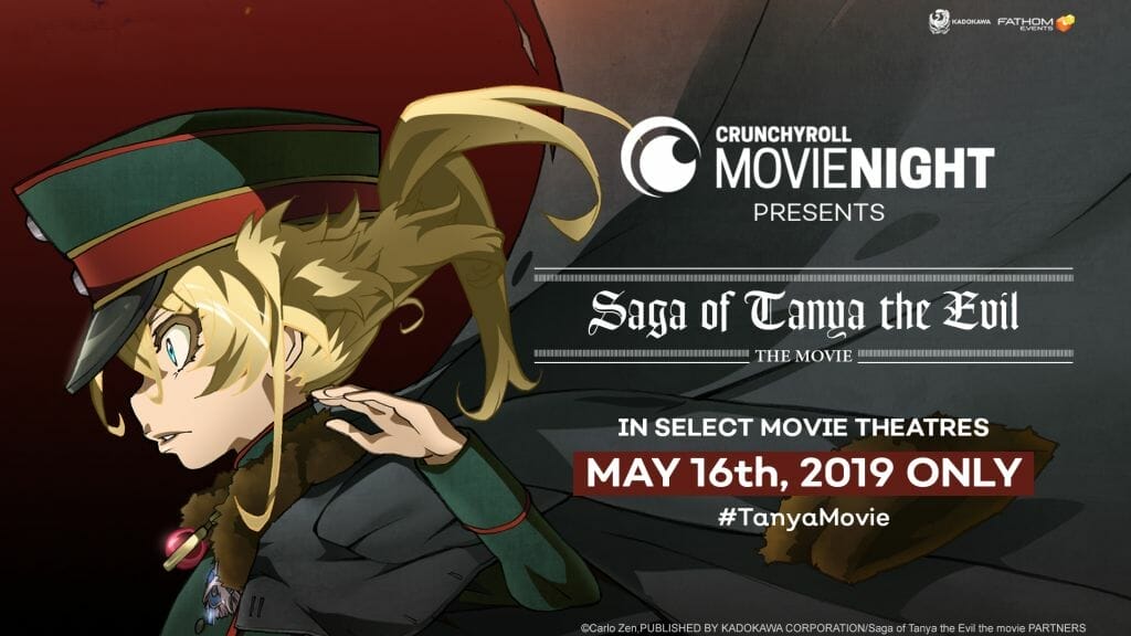 Crunchyroll Confirms “Saga of Tanya the Evil – the Movie” For Crunchyroll Movie Night