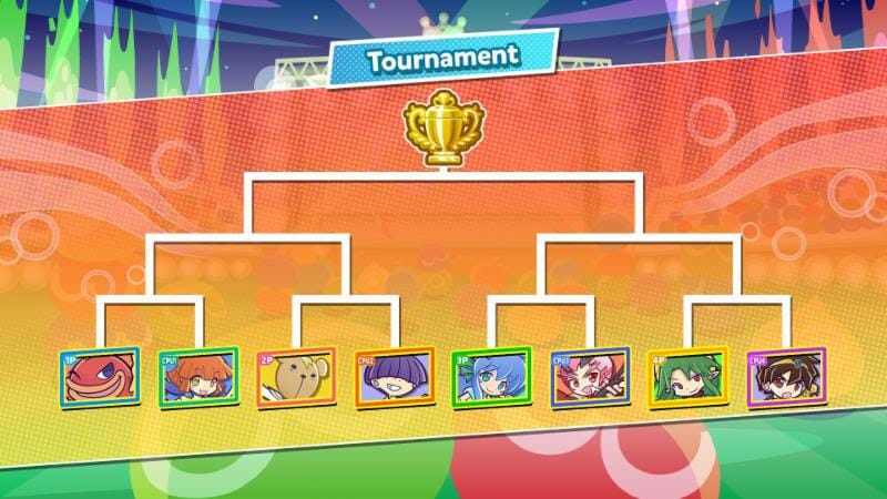 Puyo Puyo Champions Gameplay Screenshot - Tournament