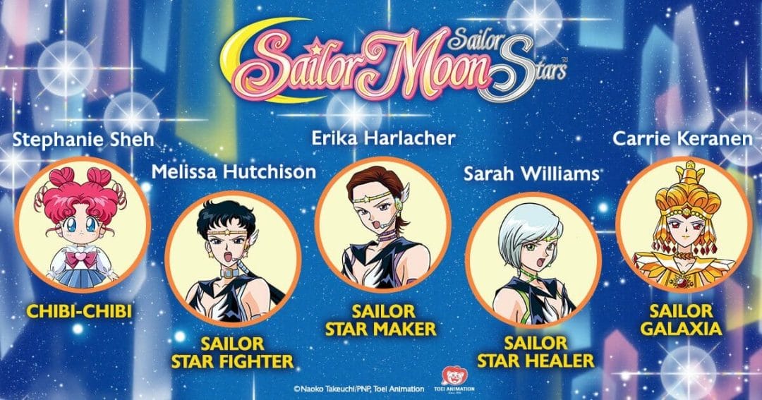Sailor Moon Sailor Stars Dub Cast Visual