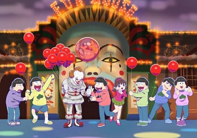 Mr. Osomatsu and Stephen King’s IT Collide In New Web Teaser