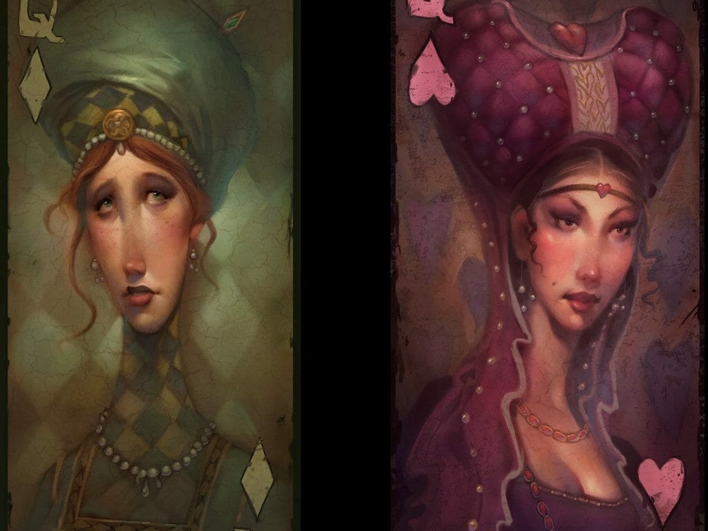 Queens of Cards by Ryan Wood