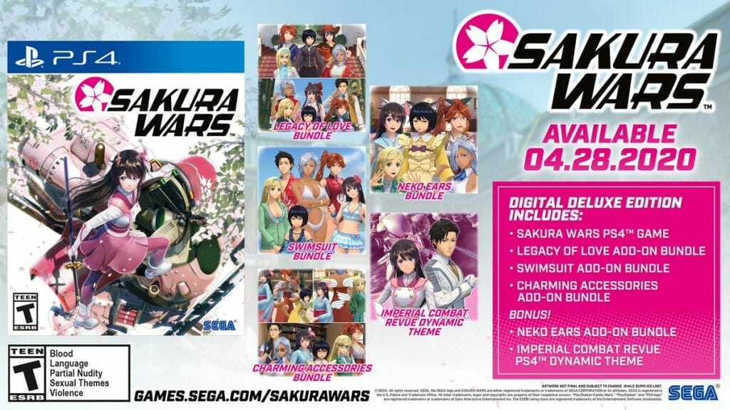 Sakura Wars 2019 US Digital Deluxe Edition Visual
