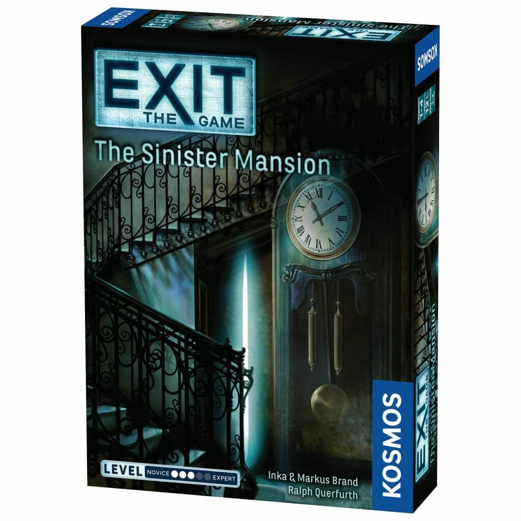 "Exit" board game box art