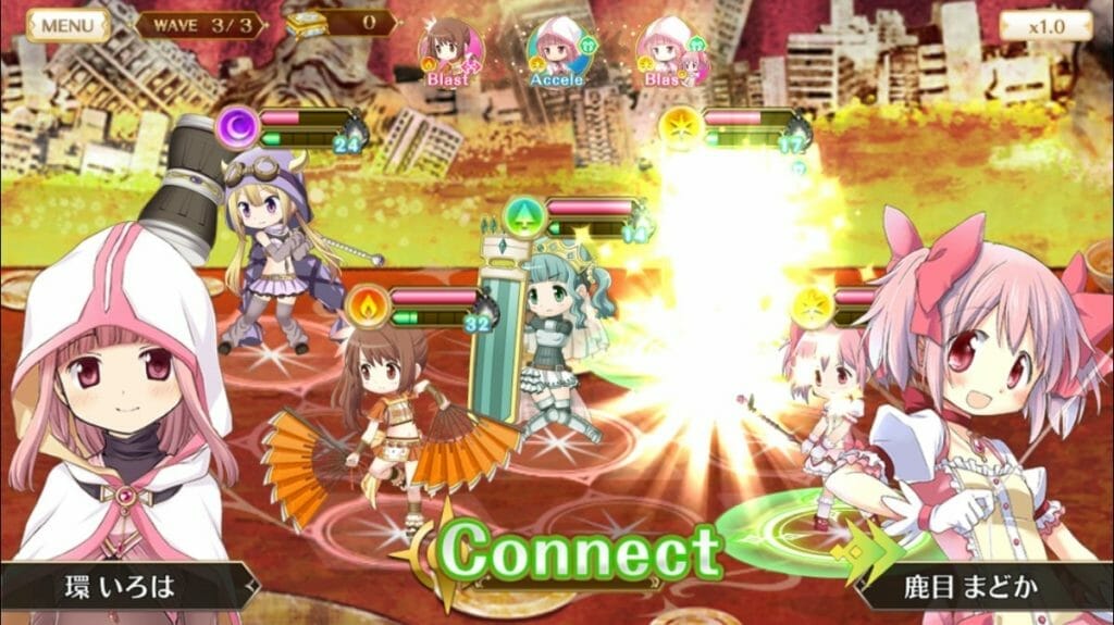 Magia Record gameplay still