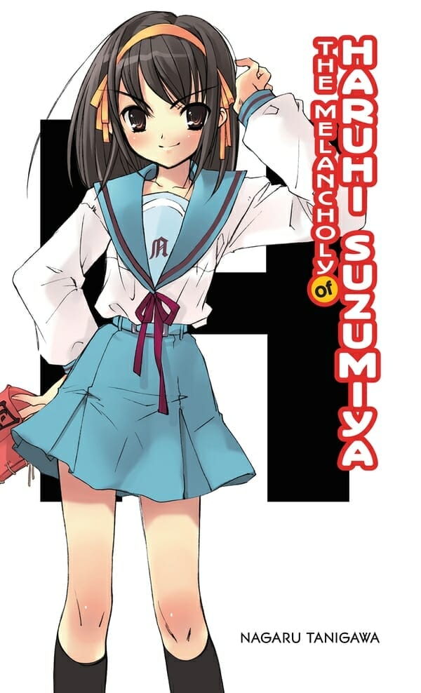 The Melancholy of Haruhi Suzumiya Light Novel Cover