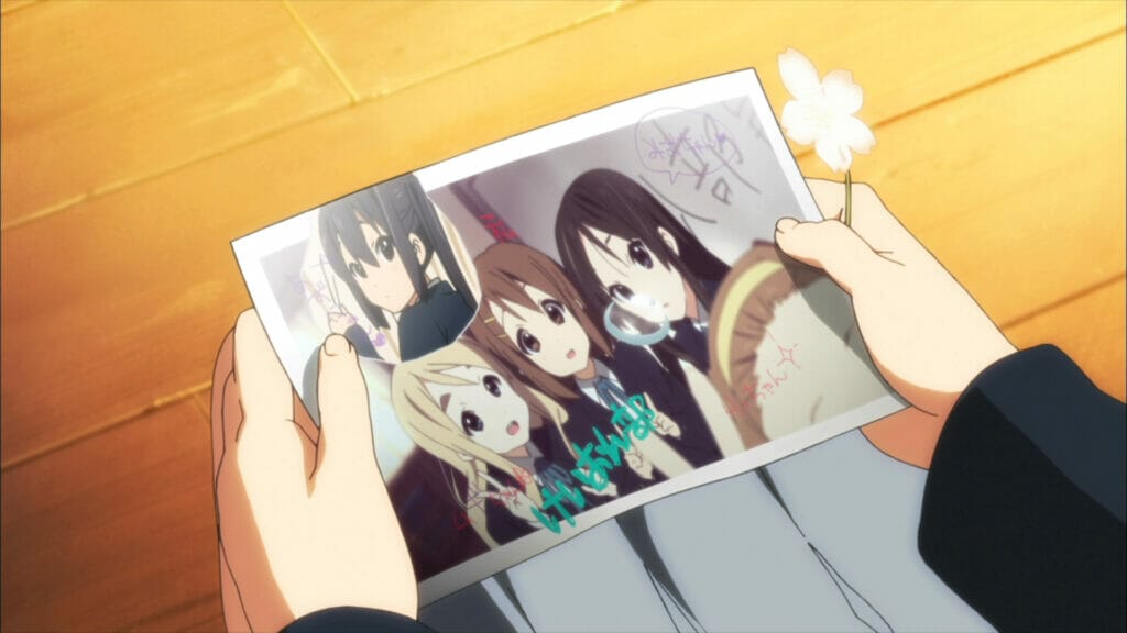 A group photo of the K-On! band