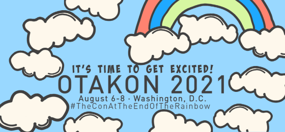 Banner from Otakon announcing that the event would be held in 2021.