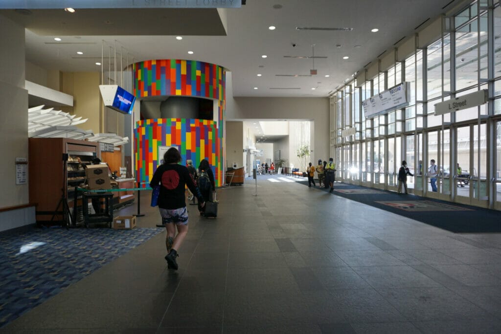 Interior of the Walter E. Washington Convention Center