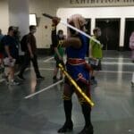 A cosplayer at Anime Boston 2022