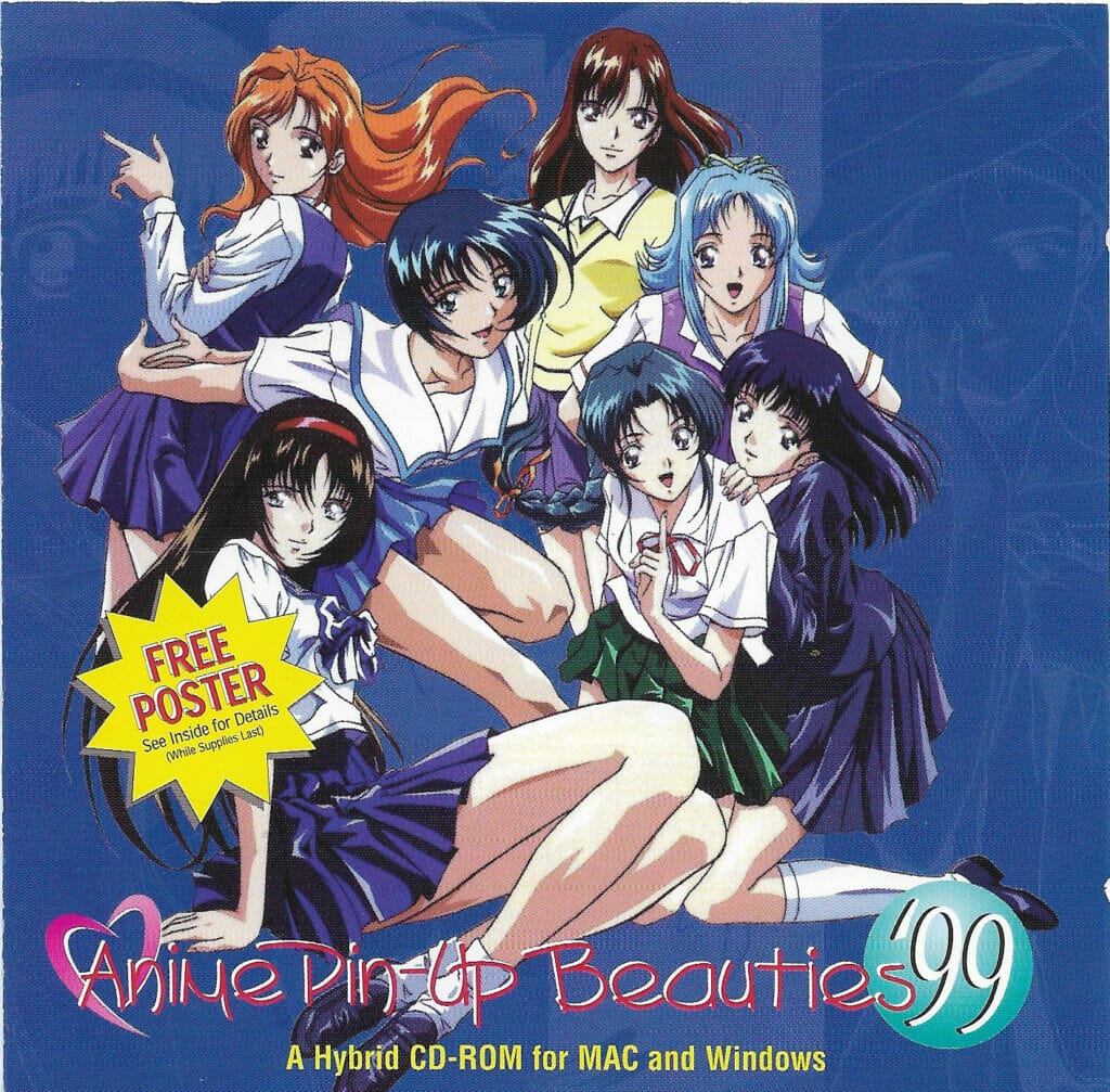 Ảnh bìa từ CD-ROM Anime Pin-Up Beauties