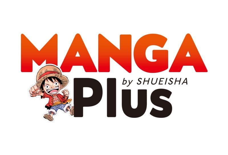 Manga Plus logo. Text: Manga Plus by Shueisha