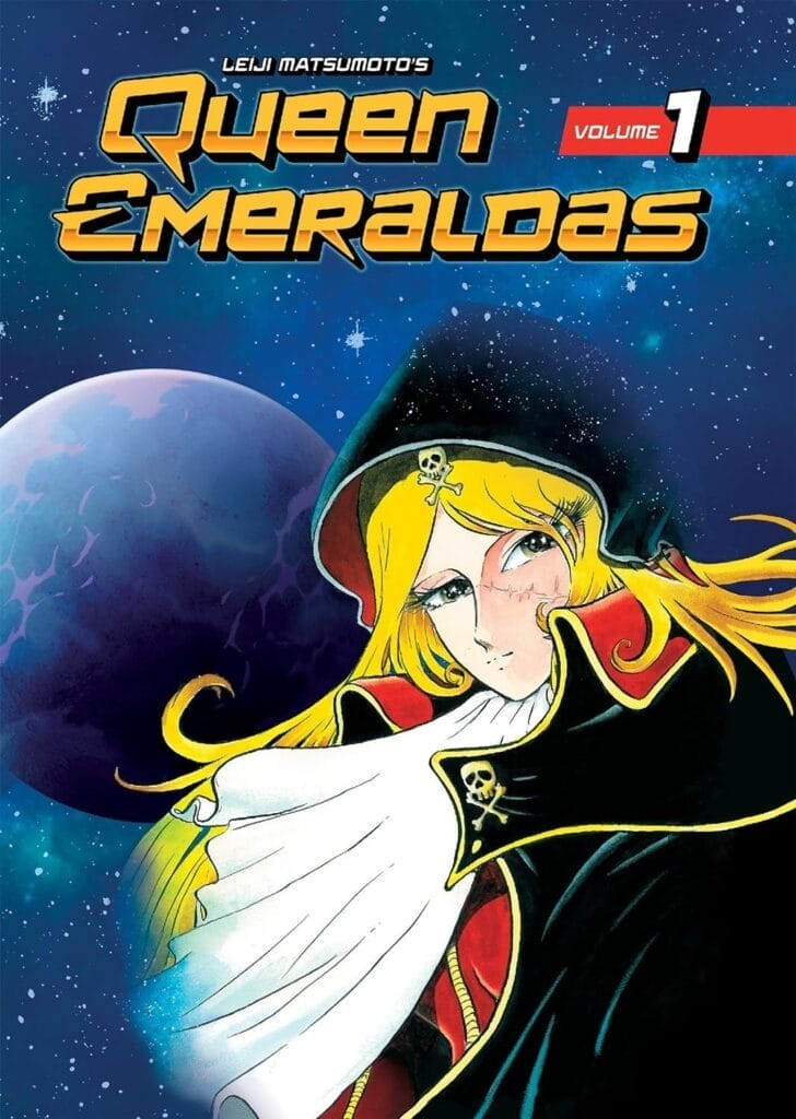 Cover art for Queen Emeraldas manga by Leiji Matsumoto