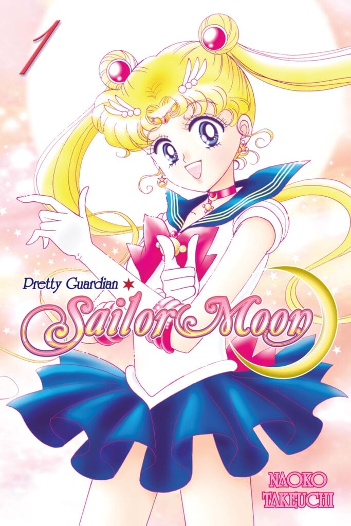 Cover art for the first volume of the Sailor Moon manga